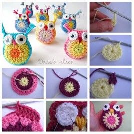 DIY Adorable Crochet Baby Owls