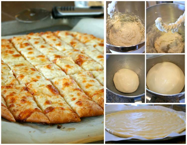 How to DIY Fail-Proof Pizza Dough and Cheesy Garlic Sticks