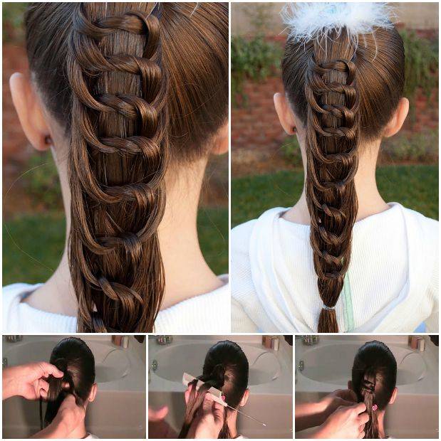 How to DIY Pretty Knotted Ponytail Hairstyle
