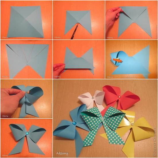 How to DIY Easy Paper Bow for Gift Packing