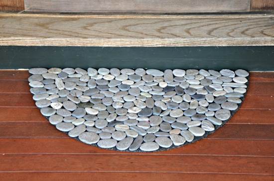 How To Diy Stone Floor Mat