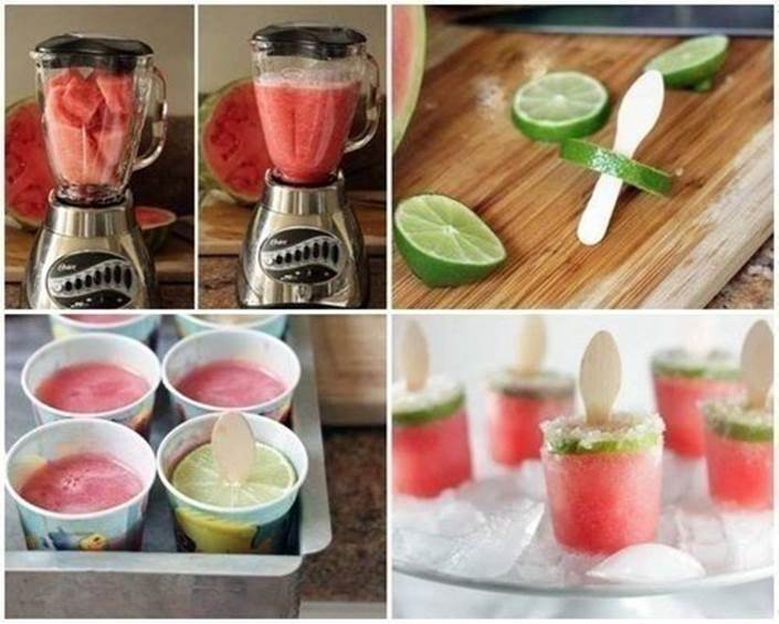 How to DIY Watermelon Margarita Poptails