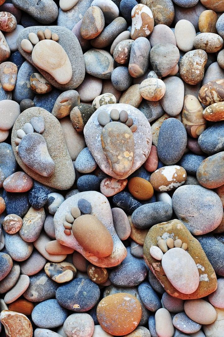 How to Make Creative Stone Footprints DIY Ideas