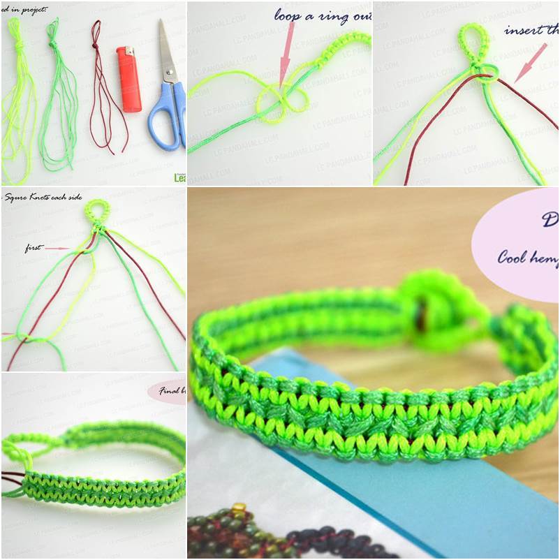 How to Make a Stylish DIY Knotted Summer Bracelet