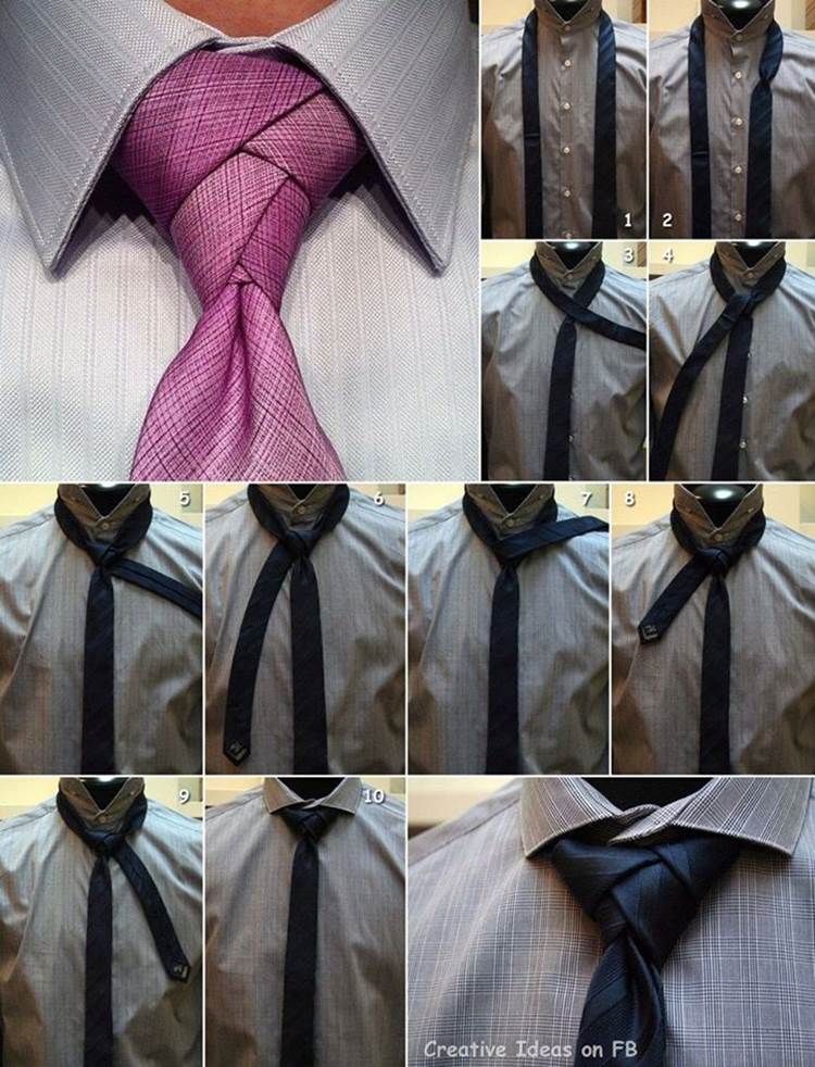 How to Tie a Beautiful Necktie Knot DIY Tutorial