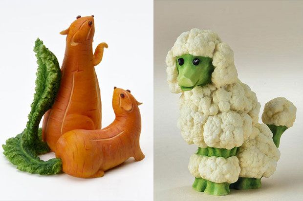 Creative Animals Made of Fruits And Vegetables