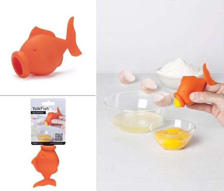 Creative YolkFish Egg Separator by Peleg Design