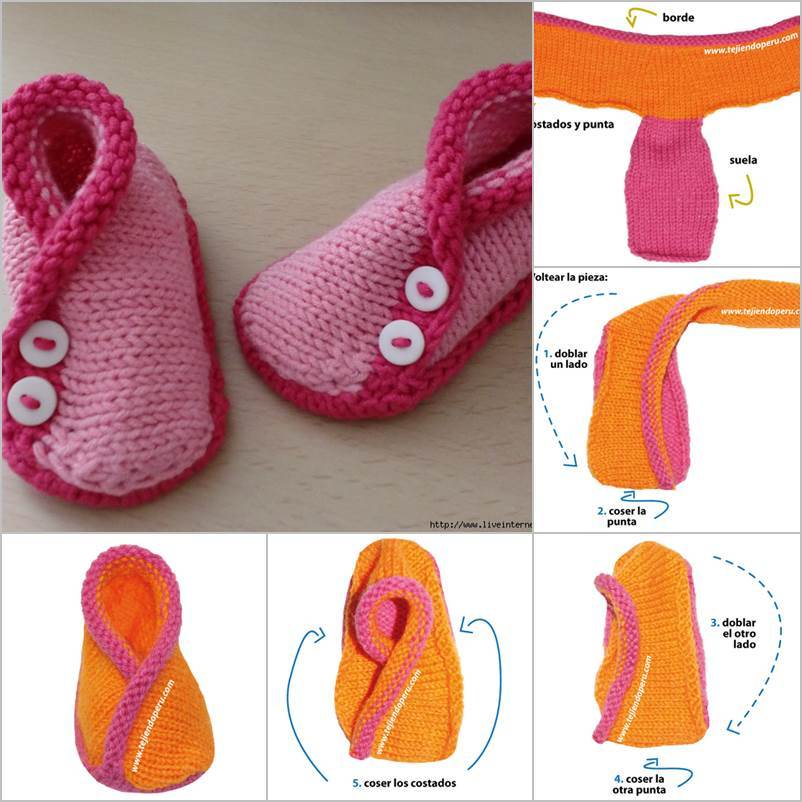 diy baby booties