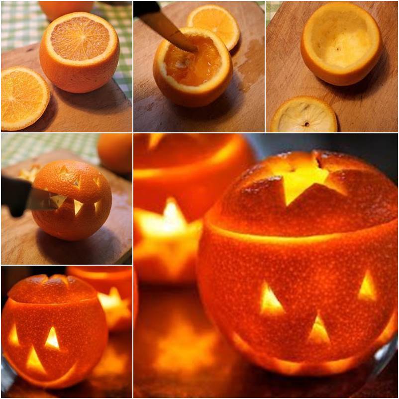 DIY Adorable Orange Lantern