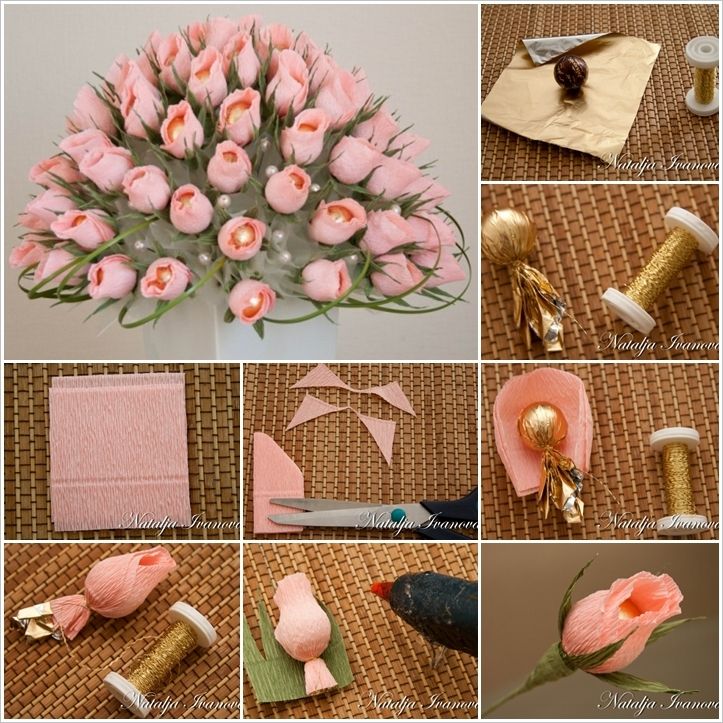 Tutorial Bouquet bajet  easy wrapping chocolate Bouquet 