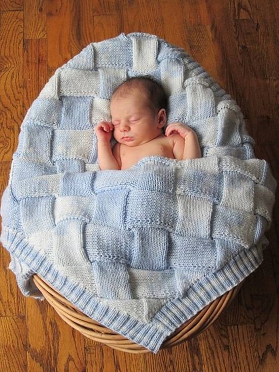 Easy To Knit Baby Blankets Free Patterns - Mikes Nature