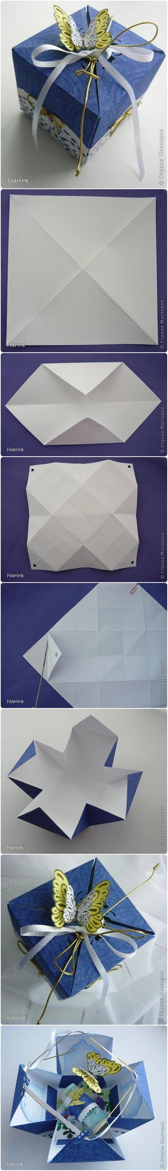 DIY Pretty Origami Gift Box