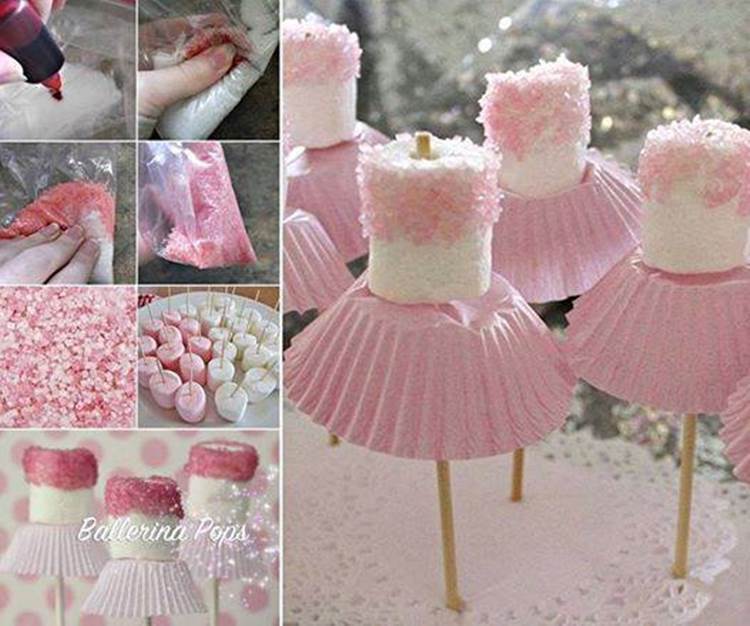 How to DIY Adorable Marshmallow Ballerina Treats
