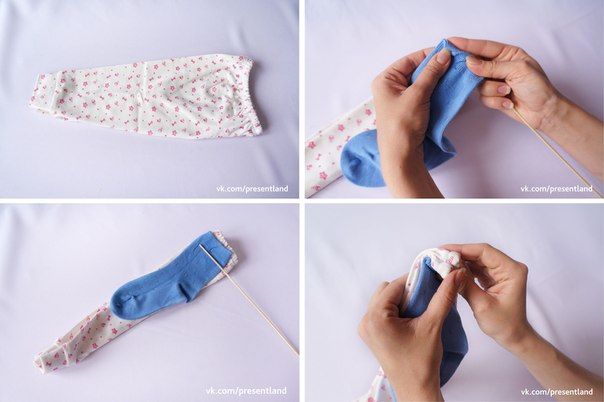 How to DIY Baby Clothes Flower Bouquet 3
