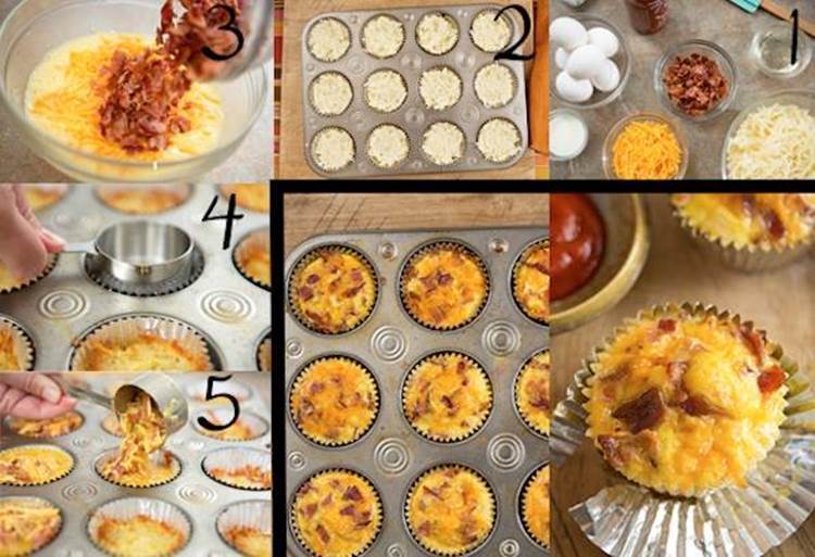 How to DIY Bacon Breakfast Cupcakes