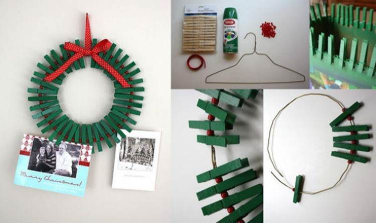 How to DIY Clothespin Photo Frame