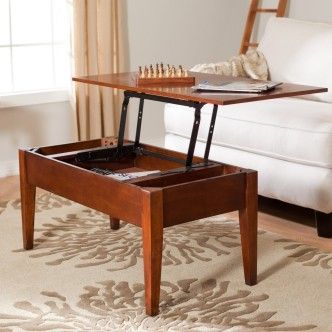 How to DIY Coffee Table Lift Top Upgrade