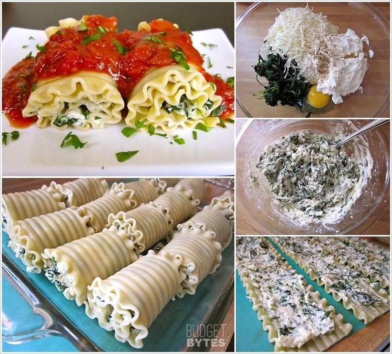 How to DIY Delicious Spinach Lasagna Rolls