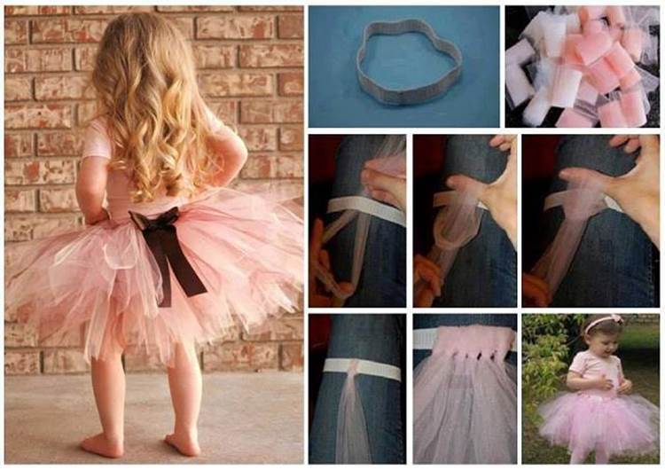 How to DIY Easy No-Sew Tutu for Little Girls