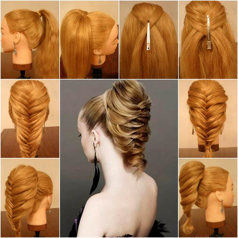 braided high ponytail tumblr