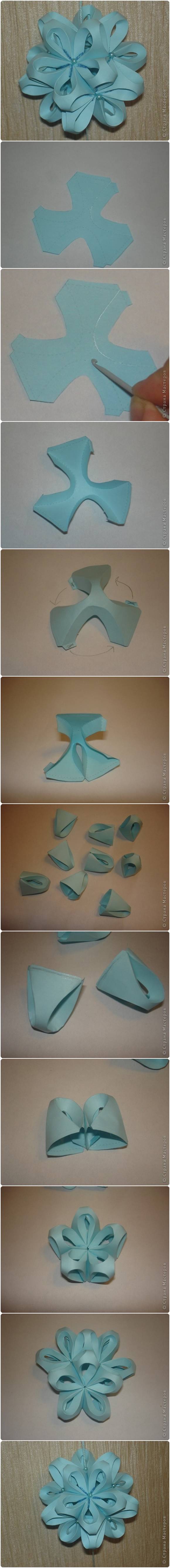 How to DIY Origami Paper Flower Ball Decor