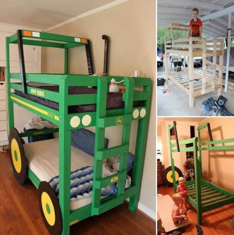 How to DIY Tractor Bunk Bed