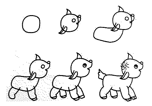 How to Draw Easy Animal Figures in Simple Steps - Deer