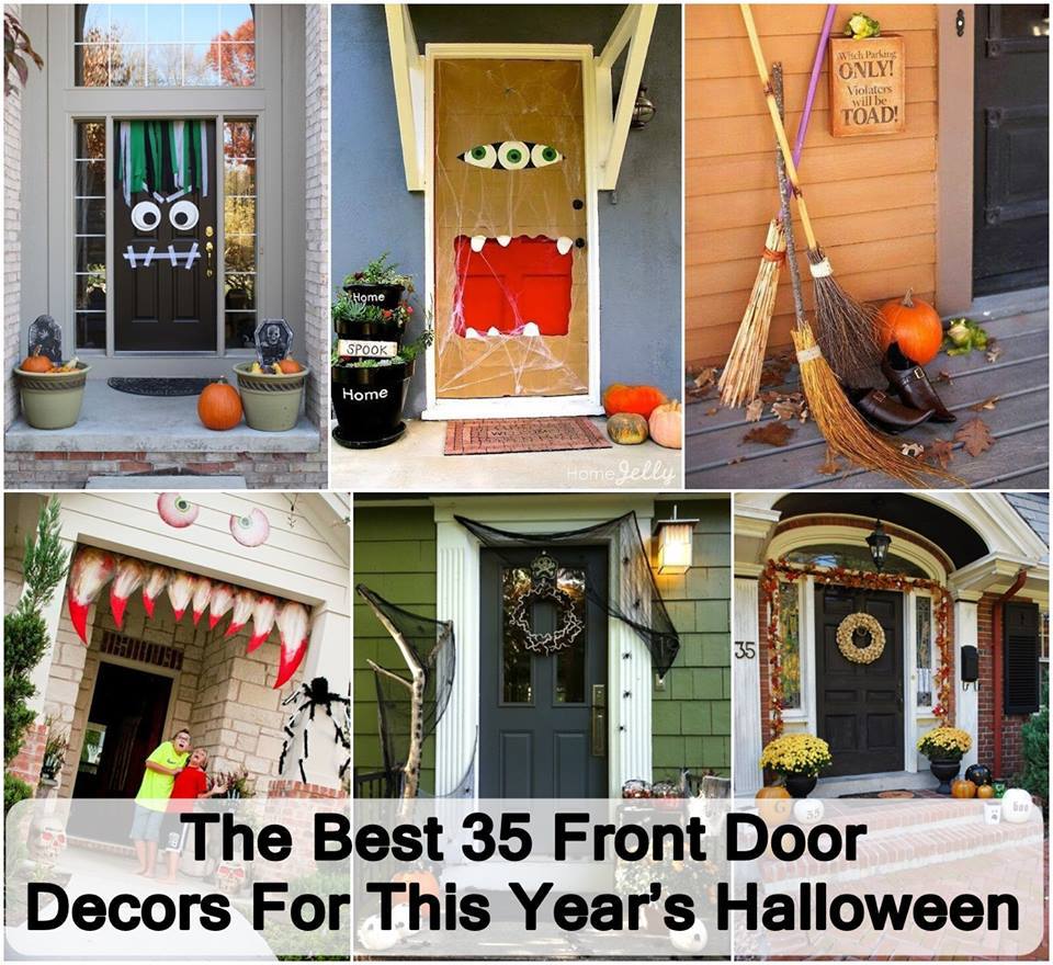 35 Creative Front Door Decors For Halloween