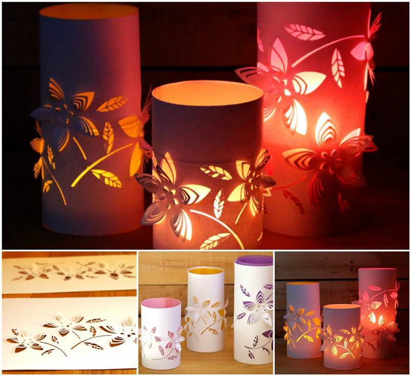 Creative Ideas - DIY Beautiful Dimensional Flower Paper Lanterns