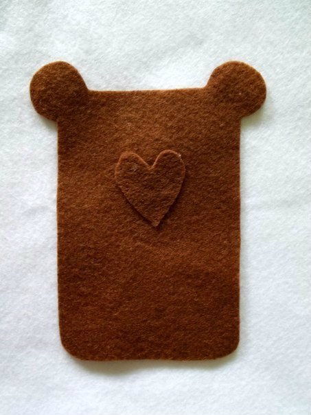 Creative Ideas - DIY Cute Felt Bear Phone Case 6
