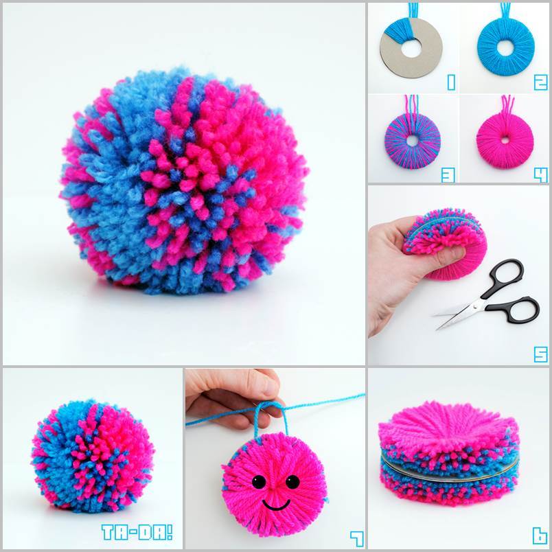 Creative Ideas - DIY Easy Yarn Pompoms