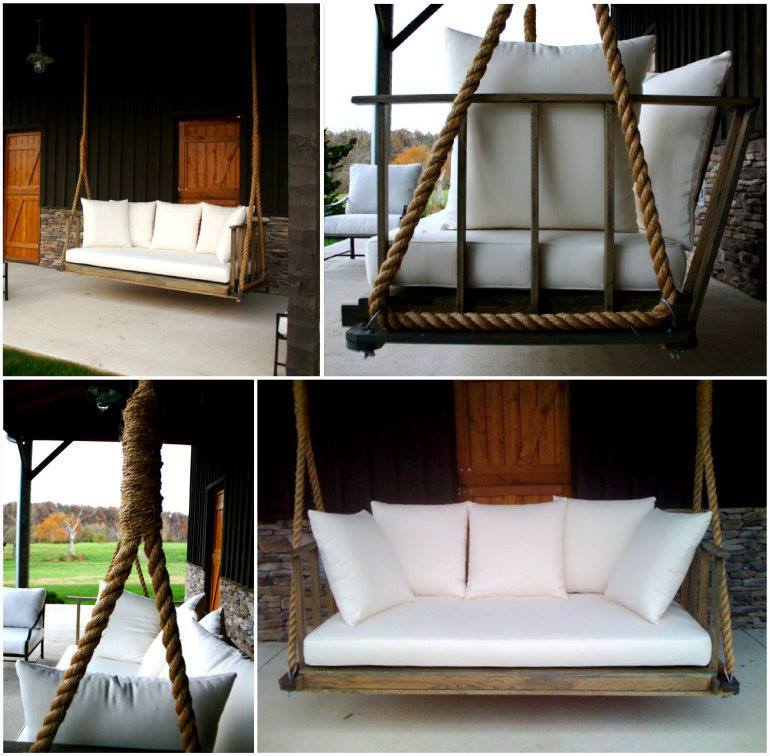 Creative Ideas DIY Giant Porch Swing