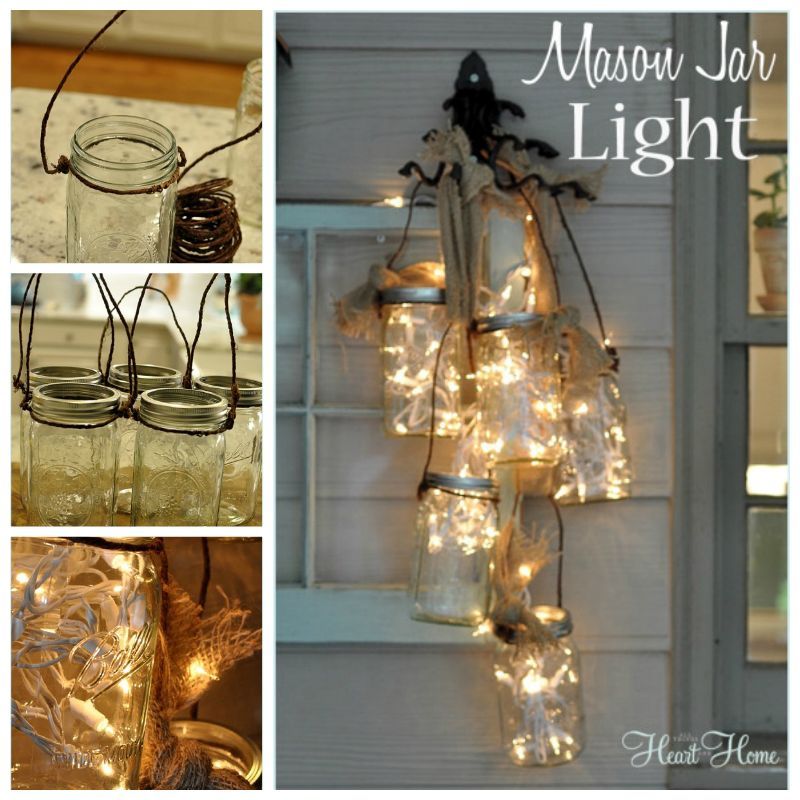 Creative Ideas - DIY Mason Jar Light