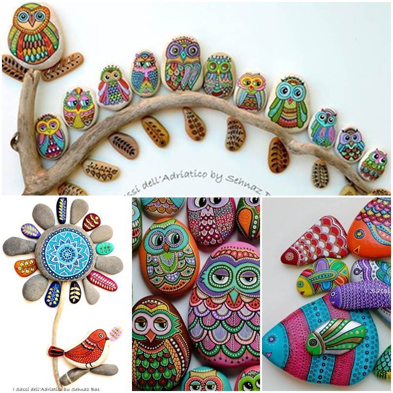 Creative Ideas - DIY Painted Stones and Pebbles