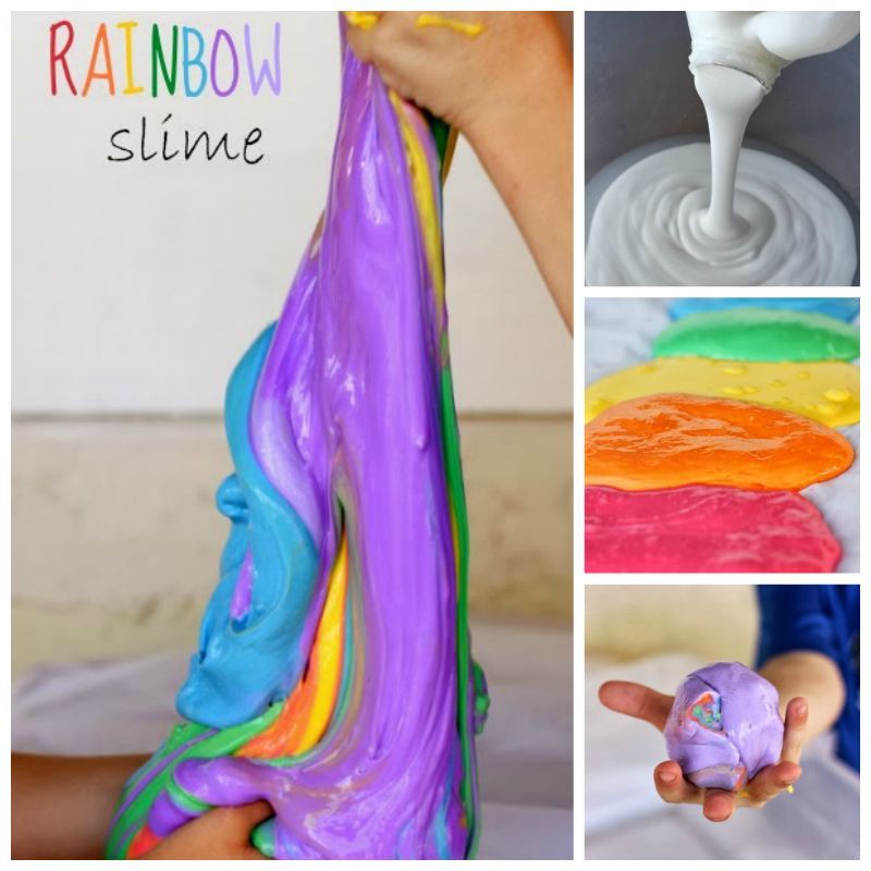 Creative Ideas - DIY Rainbow Slime