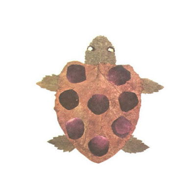 Creative Leaf Animal Art - Leaf Turtle