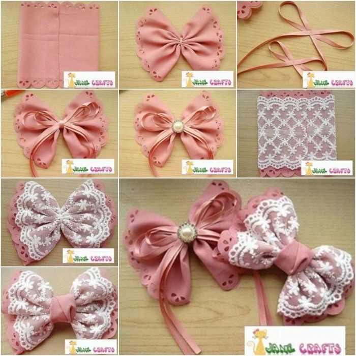 DIY Cute Lolita Style Hair Bows