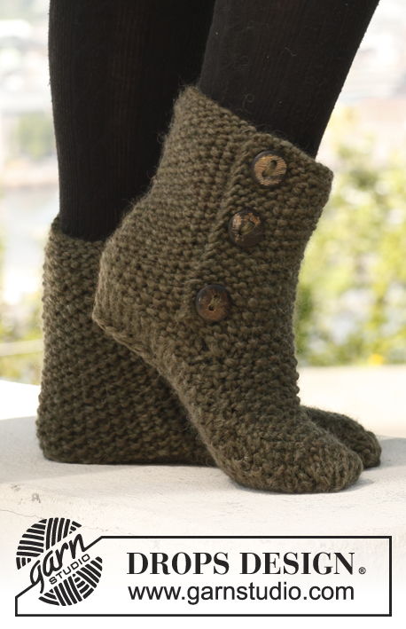 St Louis Boots Knitted Slippers FREE Pattern