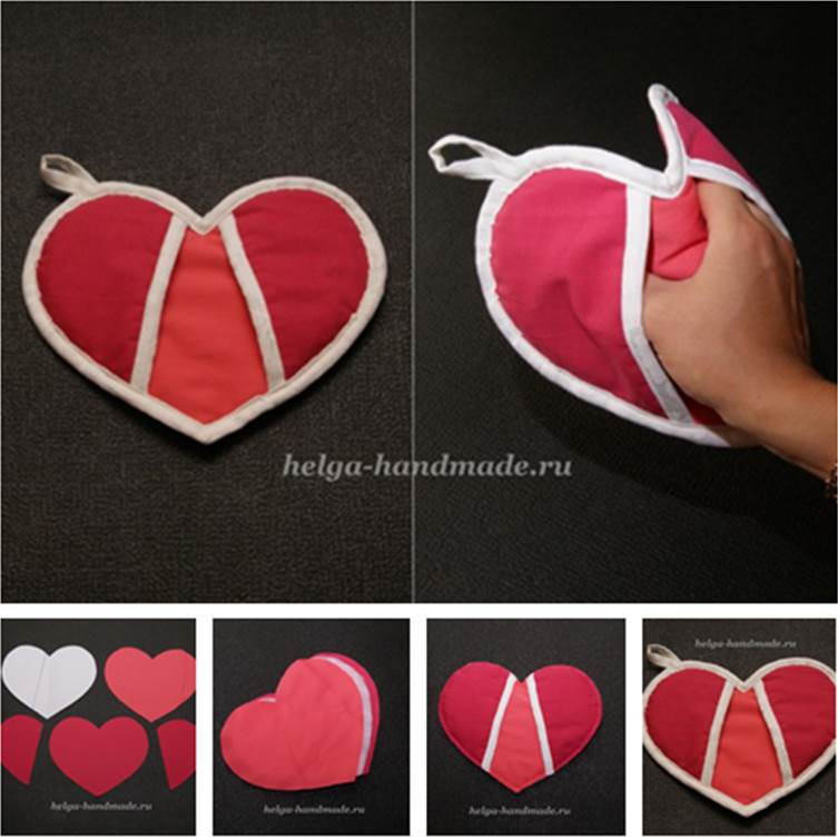 How to DIY Heart Shaped Potholder