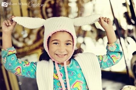 Crochet Easter Bunny Hat Free Pattern