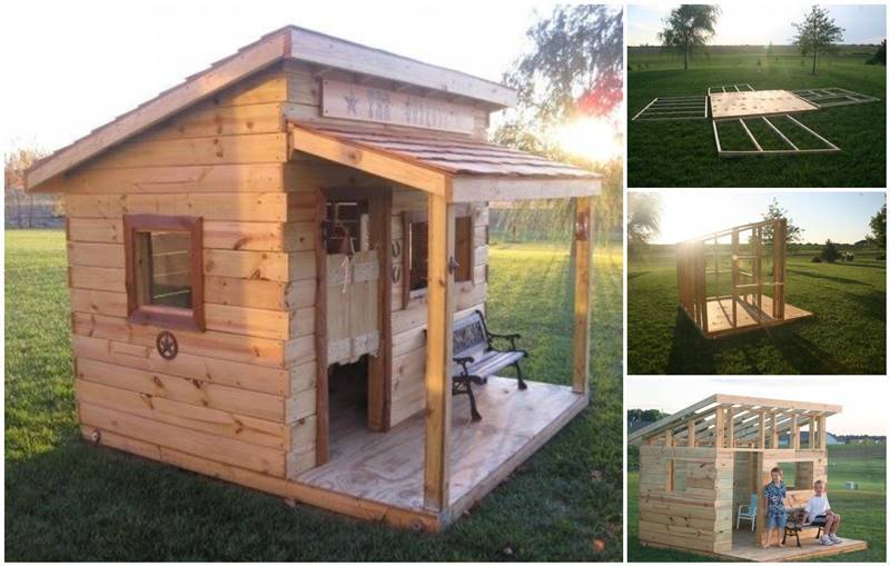 Creative Ideas - Build a DIY Western Saloon Kids Fort