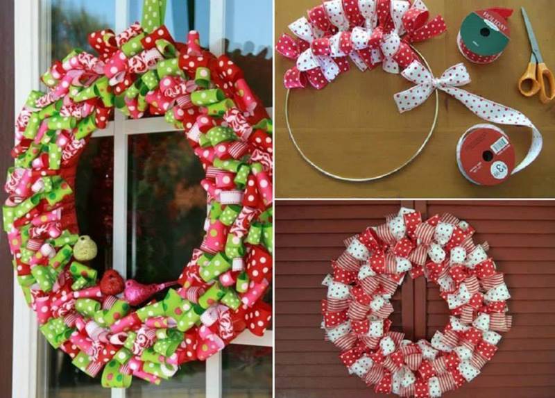 Creative Ideas - Christmas Ribbon Wreath