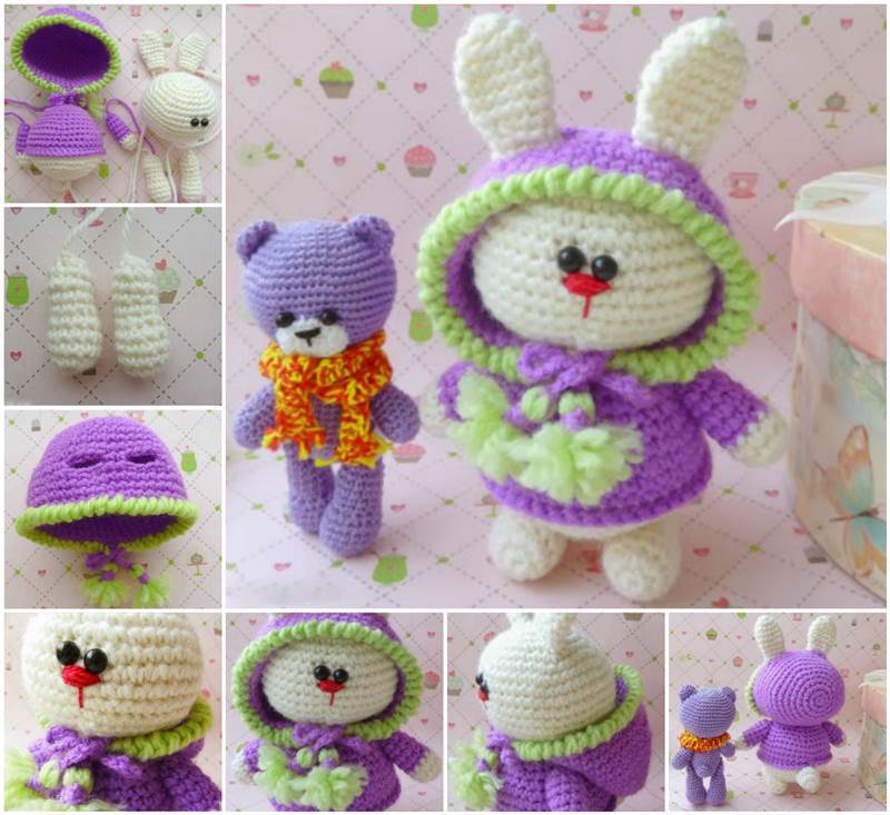 Creative Ideas - DIY Adorable Crochet Amigurumi Bunny