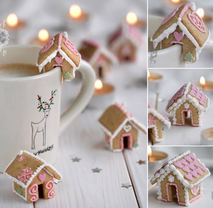 Creative Ideas - DIY Cute Mini Gingerbread House Cookies