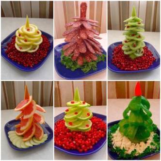 Creative Ideas - DIY Fruit and Vegetable Christmas Tree