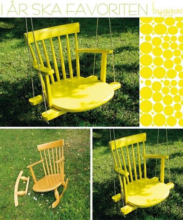 Creative Ideas - DIY Rocking Chair Tree Swing