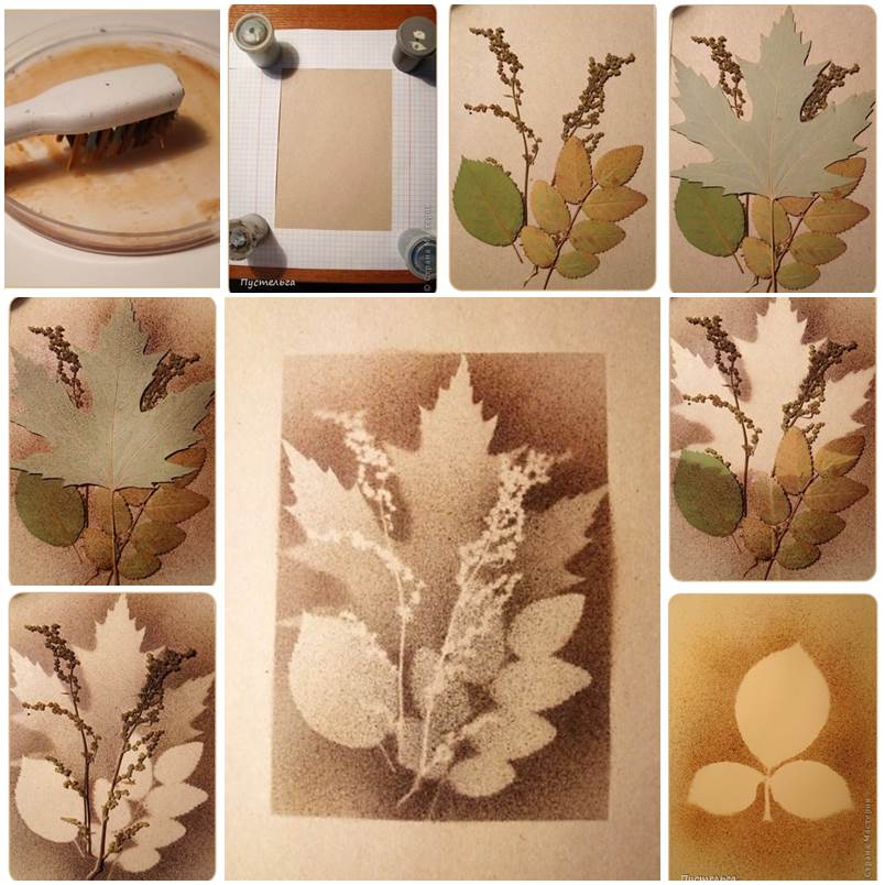 Creative Ideas - DIY Stunning Leaf Painting Using Toothbrush