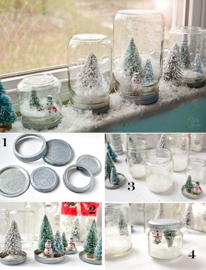 Creative Ideas - DIY Waterless Snow Globes for Christmas