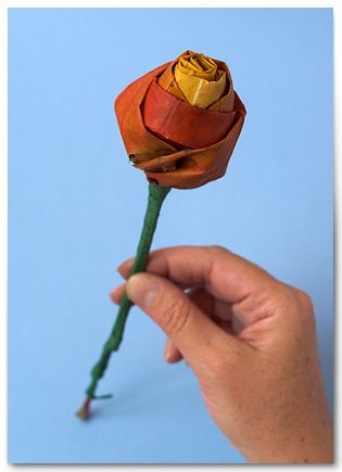 Creative Ideas – DIY Pretty Maple Leaf Rose 11