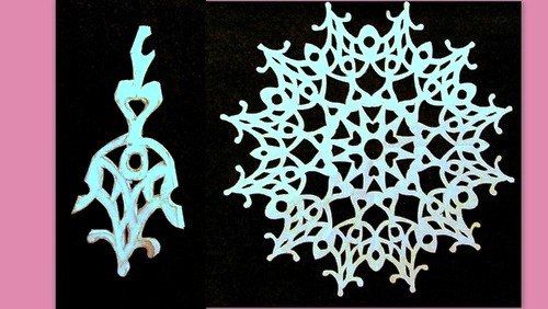 paper snowflake patterns intricate